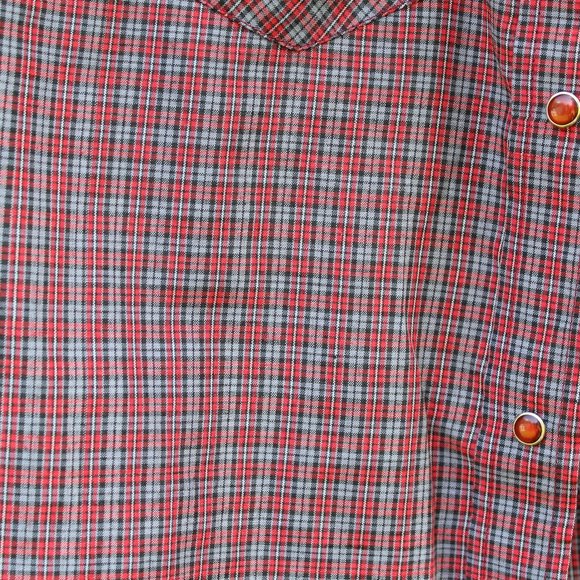 Crazy Cowgirl Snap Button Sleeveless Shirt Sz M - Picture 5 of 5